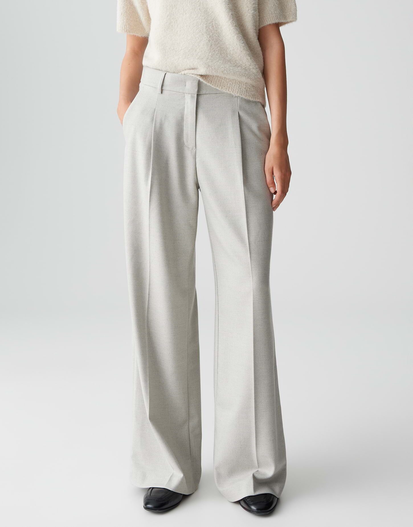 OPUS PANTS Stoffhose MOIRA SOUL Wide Leg Pants mit Komfortbund