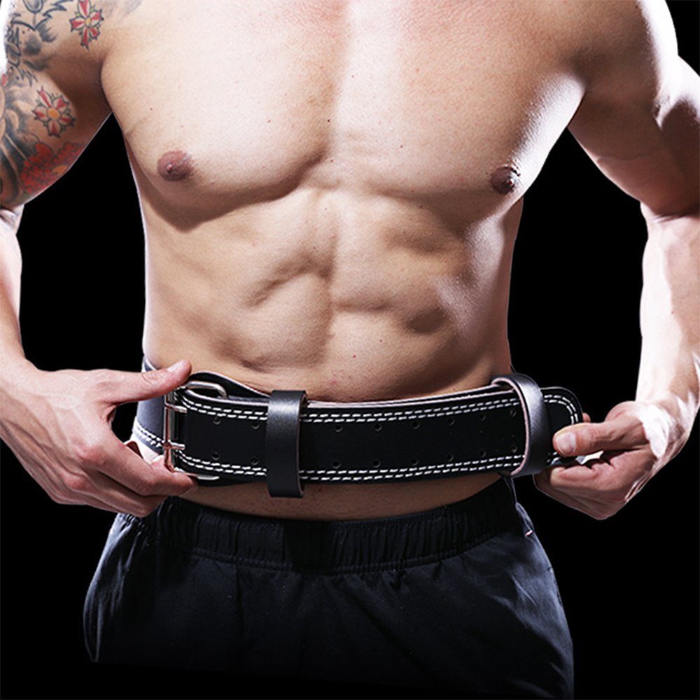 Mmgoqqt Ledergürtel »Gewichthebergürtel Herren, Bequeme Lendenwirbel und  Rückenstütze, Lifting Belt, um den Körper in der richtigen Form zu halten«