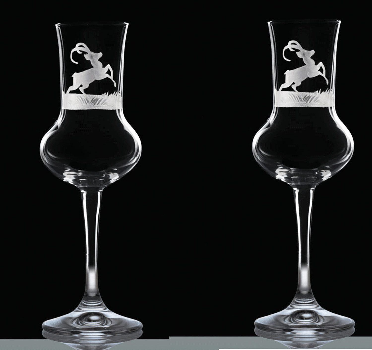 Steinnacher Bärbel Schnapsglas Kisslinger Grappa Likörkelch Steinbock 2er Set