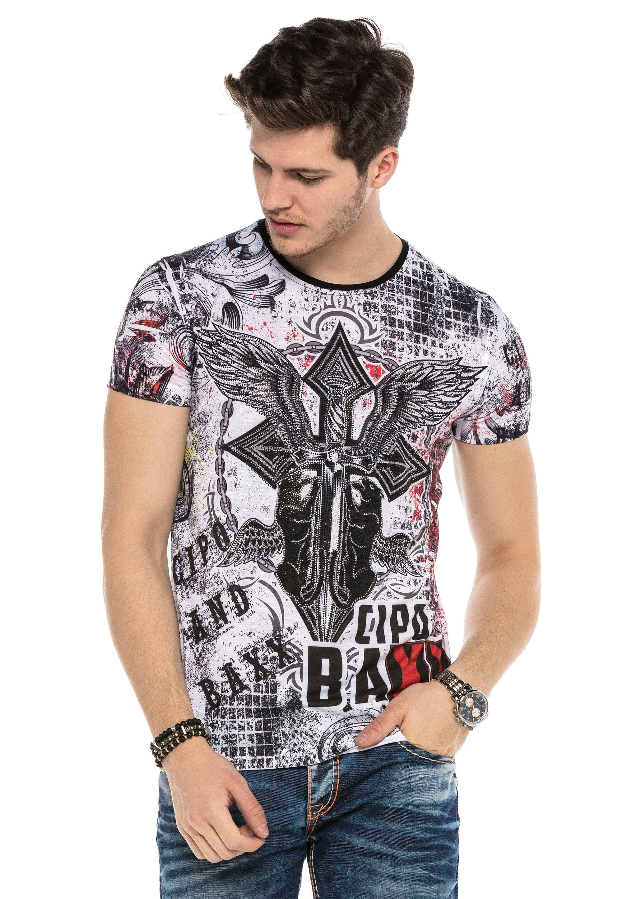 Baxx mit grafischem Print & Cipo T-Shirt