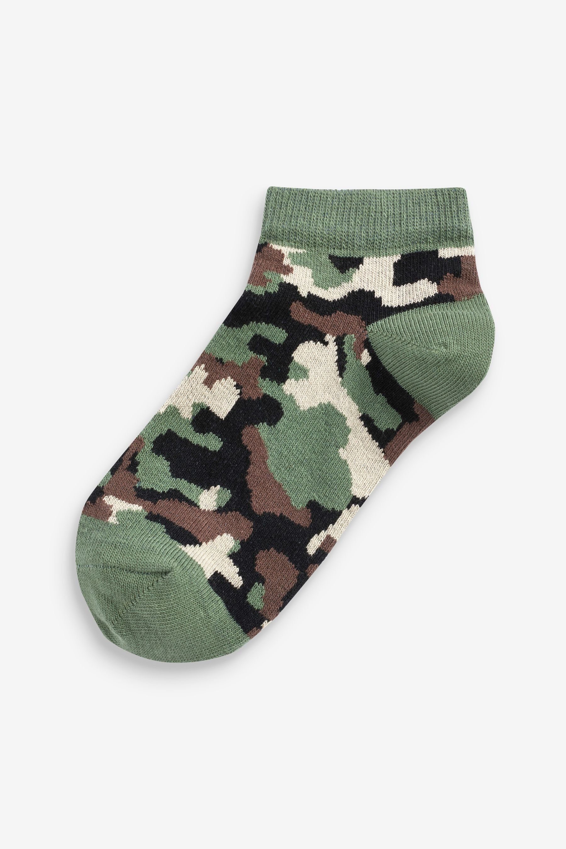 Next Sneakersocken Khaki Camouflage (1-Paar) Green/Blue/Grey