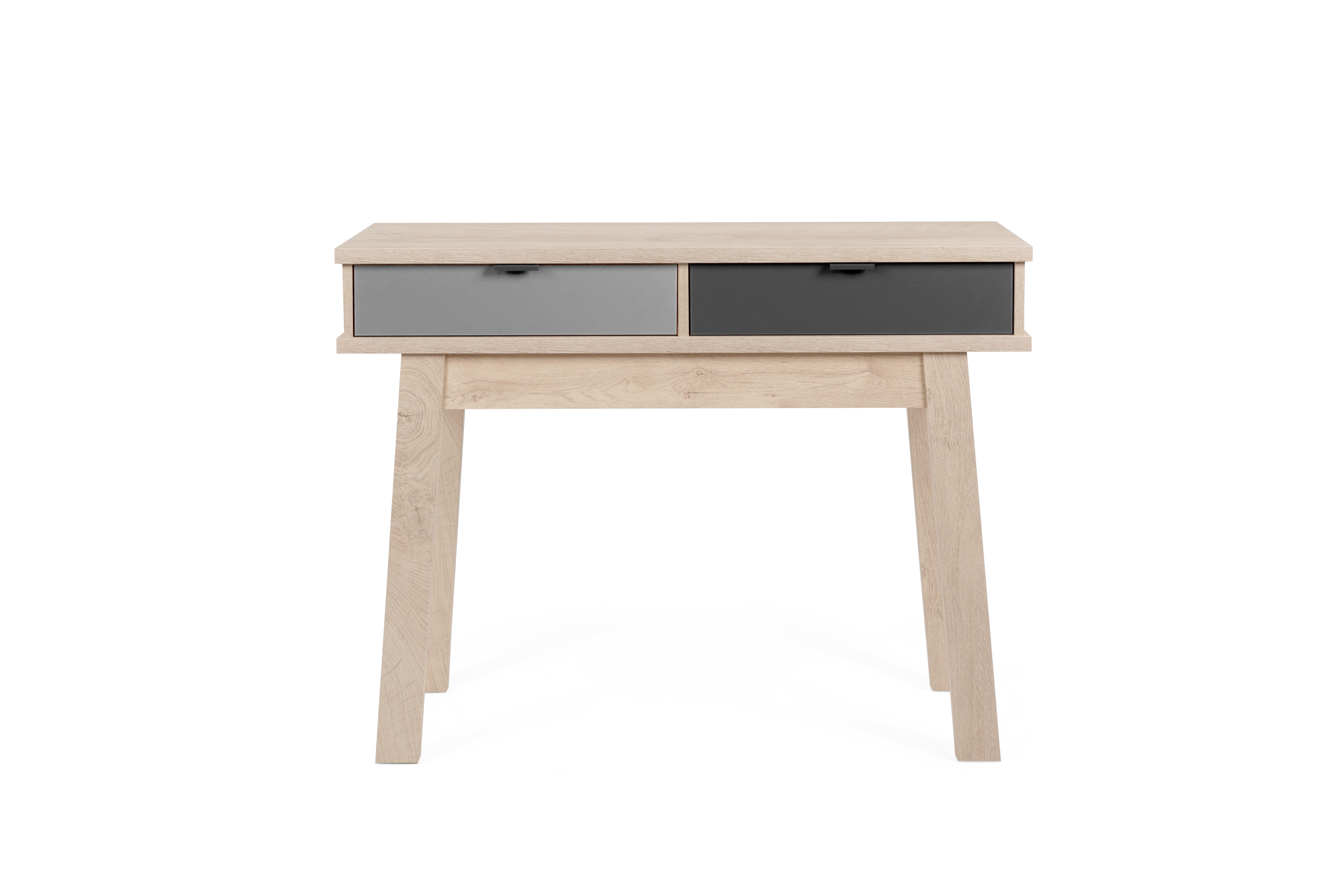 möbelvita Konsolentisch Konsole Apex 40 Dekor Elegance Endgrain / Graustufen