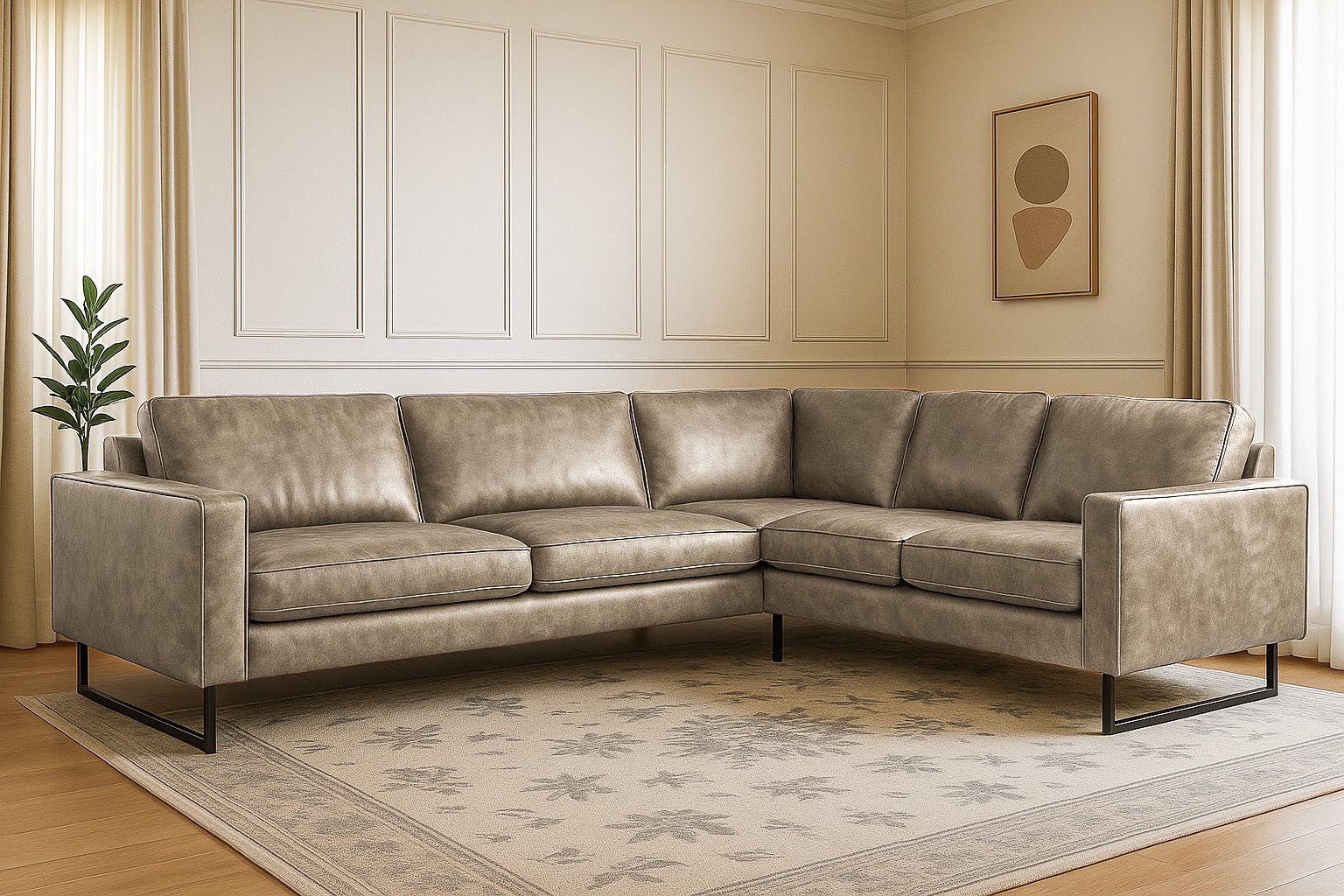 Places of Style Ecksofa Pinto, XXL, günstig online kaufen