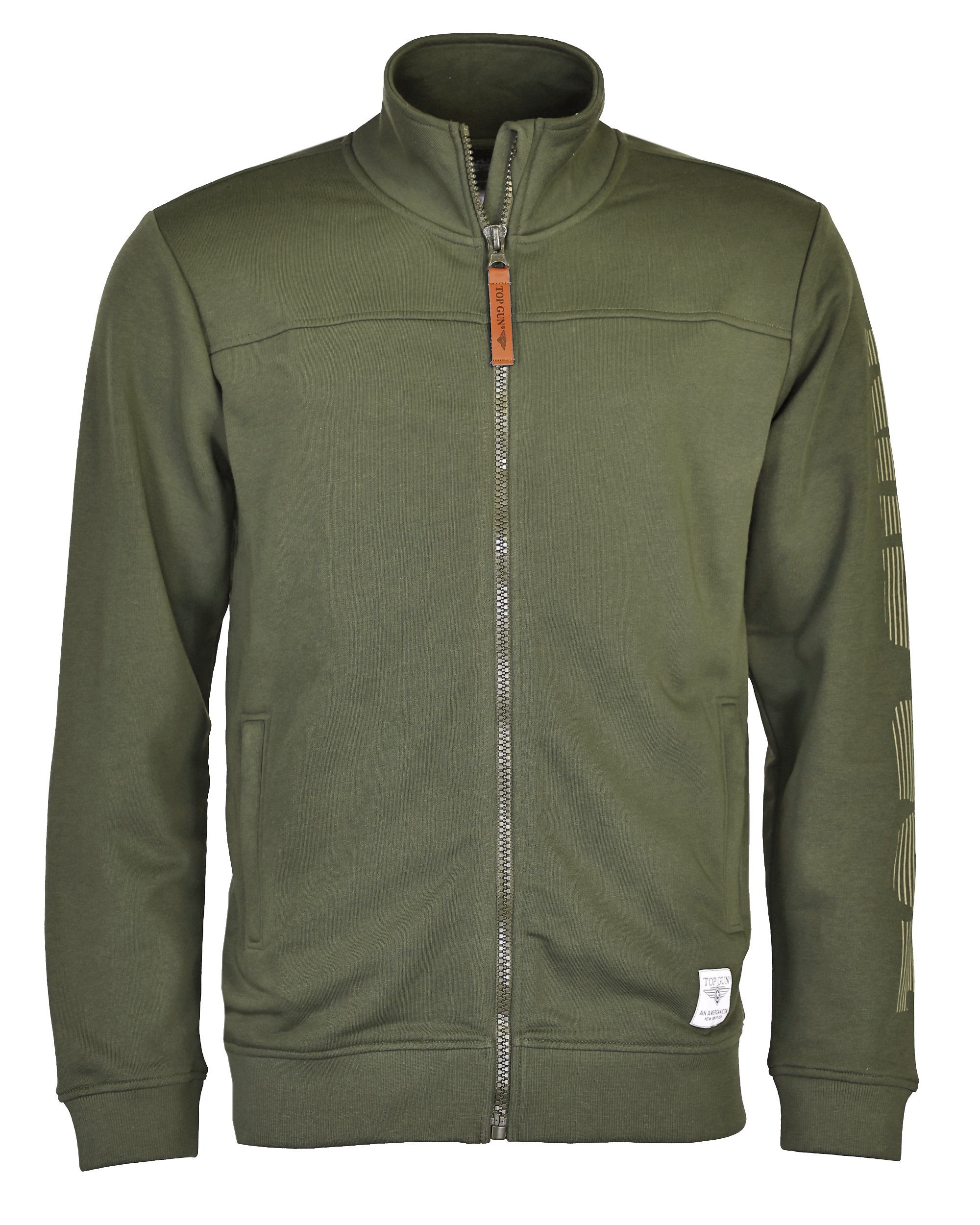 TOP GUN Sweatjacke TG22007 olive