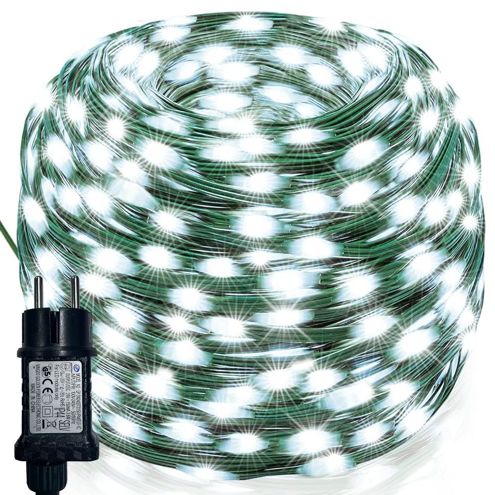 MUPOO Lichterkette LED Dekolicht Grüne Draht,10M/20M/30M/50M/100M günstig online kaufen