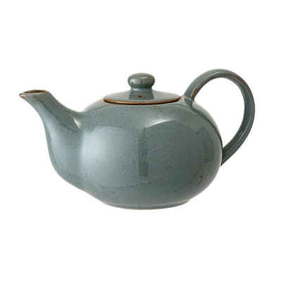 Bloomingville Teekanne »Pixie Teapot, Green, Stoneware«, 825ml Keramik Kanne Tee Kaffeekanne Kaffee, grün