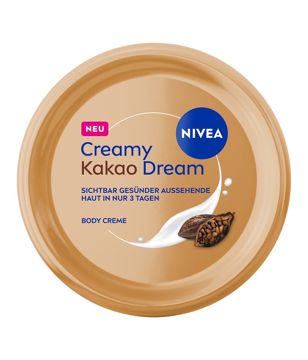 Nivea Feuchtigkeitscreme Body Kakao Dream 3x400ml, 3-tlg., 100% pures Hyaluron & natürliche Kakaobutter – Bild 2 von 5