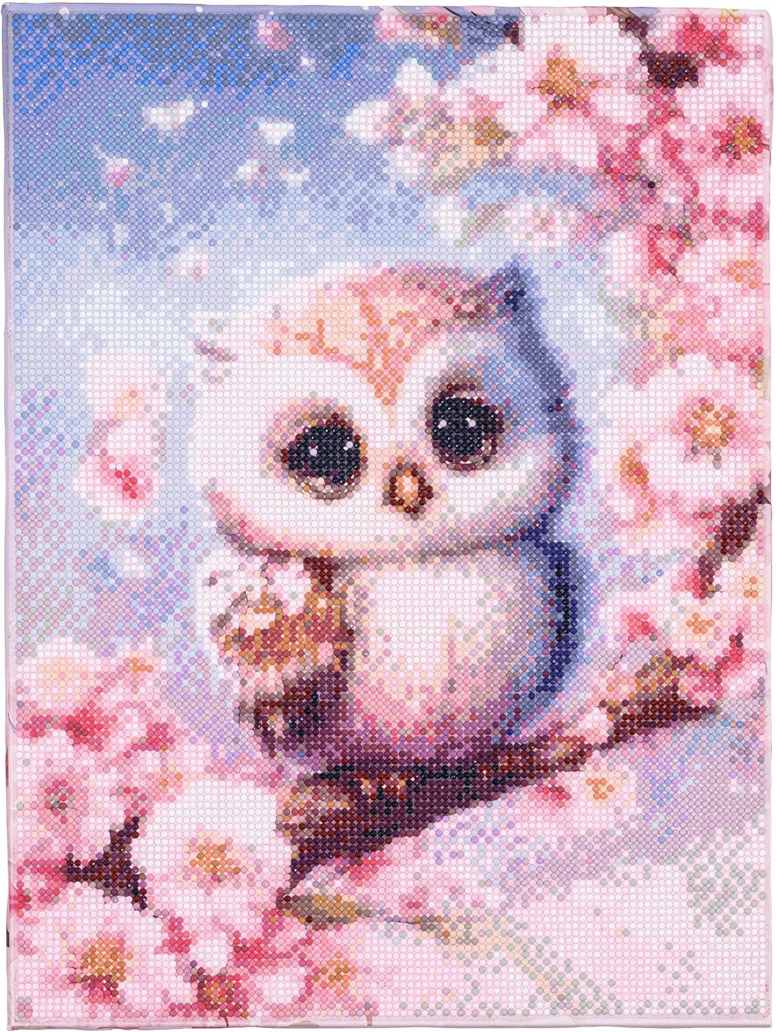 Malen nach Zahlen Diamond Painting "Eulenbaby" 30 x 40 cm