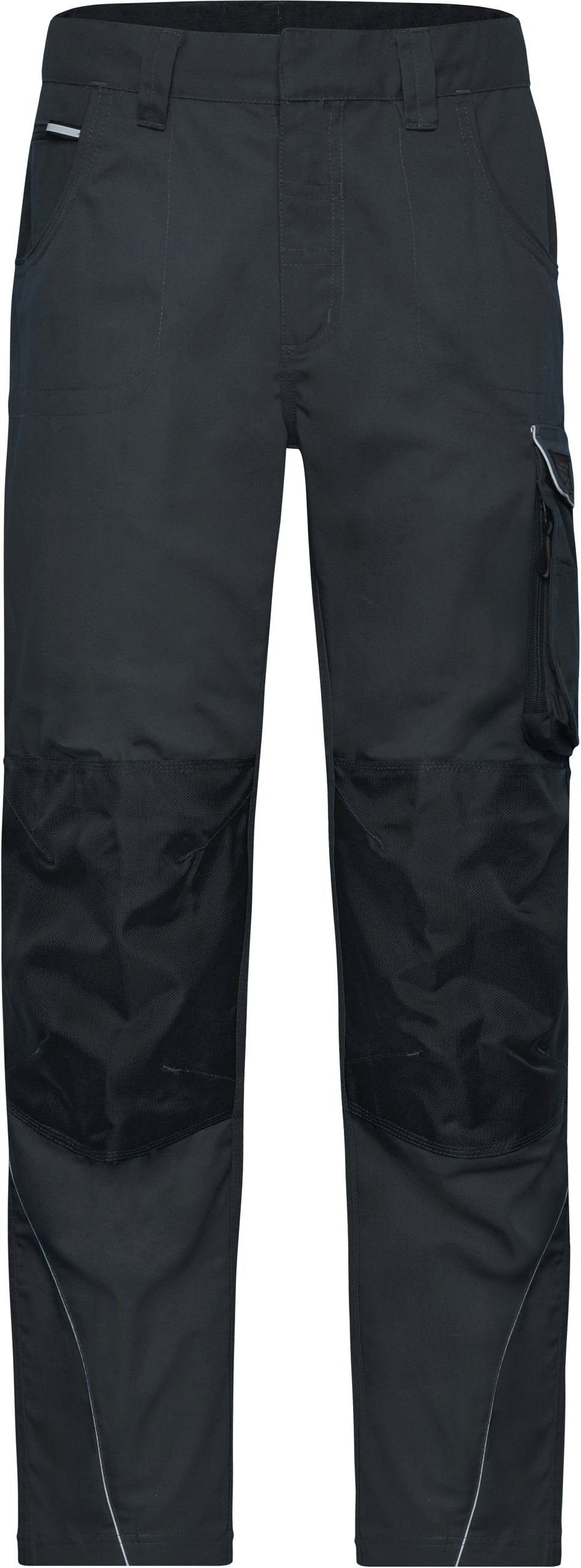 James & Nicholson Arbeitshose -Solid- FaS50878L Lang Black Hose Workwear