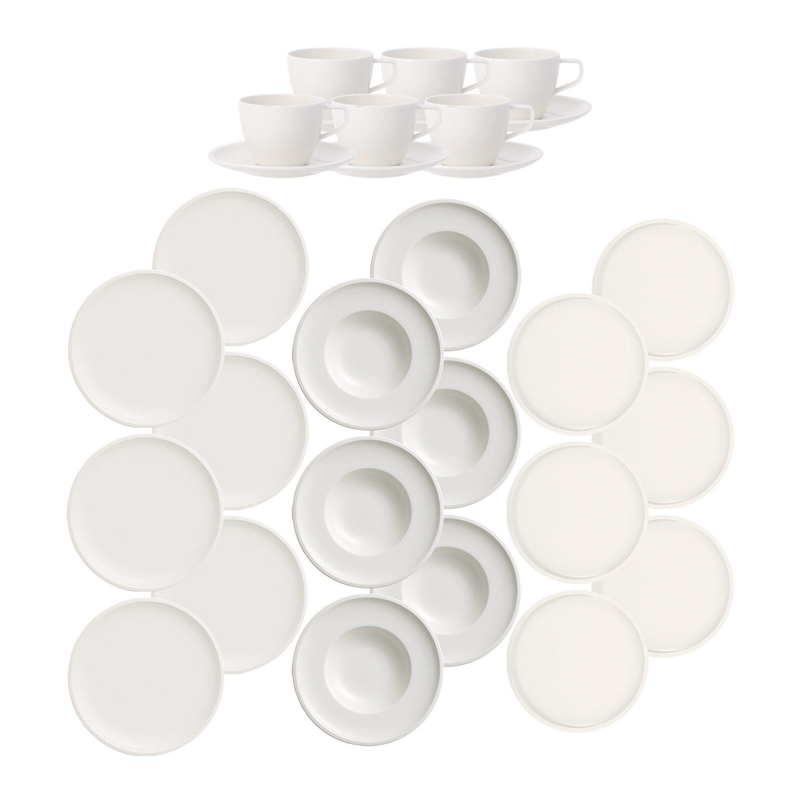 Villeroy & Boch Kombiservice Artesano Original Geschirr-Set 30er Set (30-tlg), Porzellan