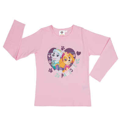 United Labels® Sweatshirt Paw Patrol Pullover für Mädchen - Pawsome Langarm Rosa