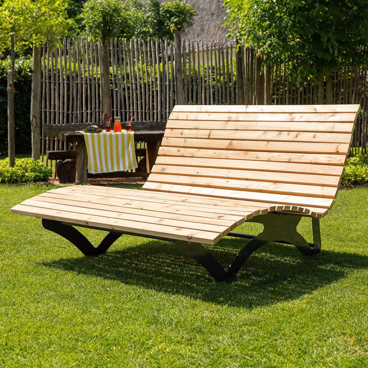 Scalant Gartenliege Waldsofa Premium, Lärche günstig online kaufen