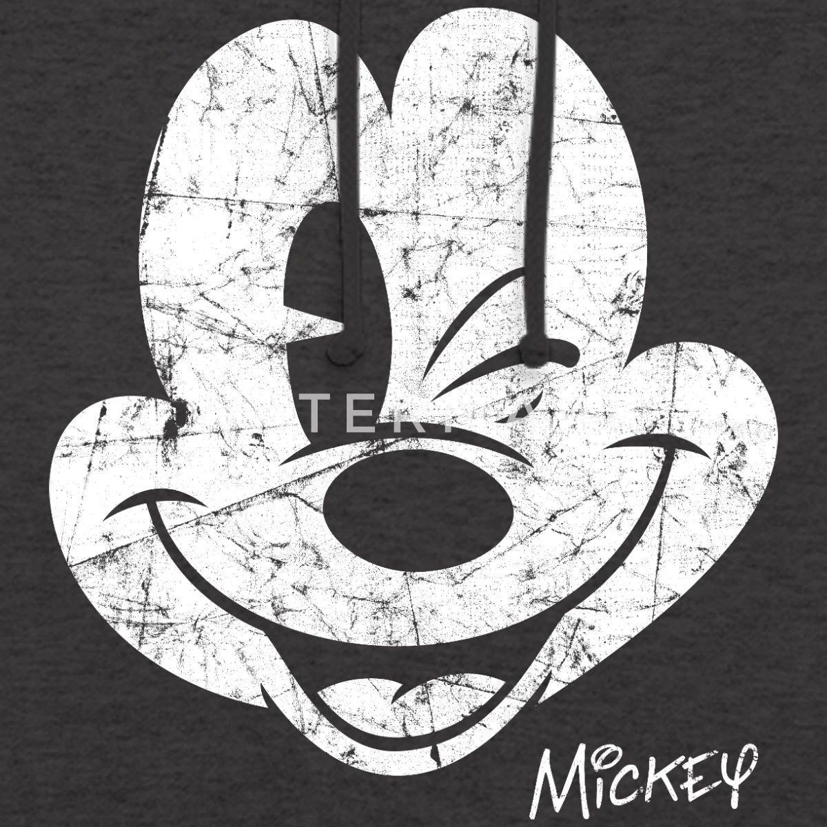 Spreadshirt Hoodie Mickey & Minnie Retro Mickey Mouse Zwinkernd Unisex Hoodie (1-tlg) Unisex-Schnitt: Sitzt bei Männern körpernah, bei Frauen weit – Bild 2 von 5