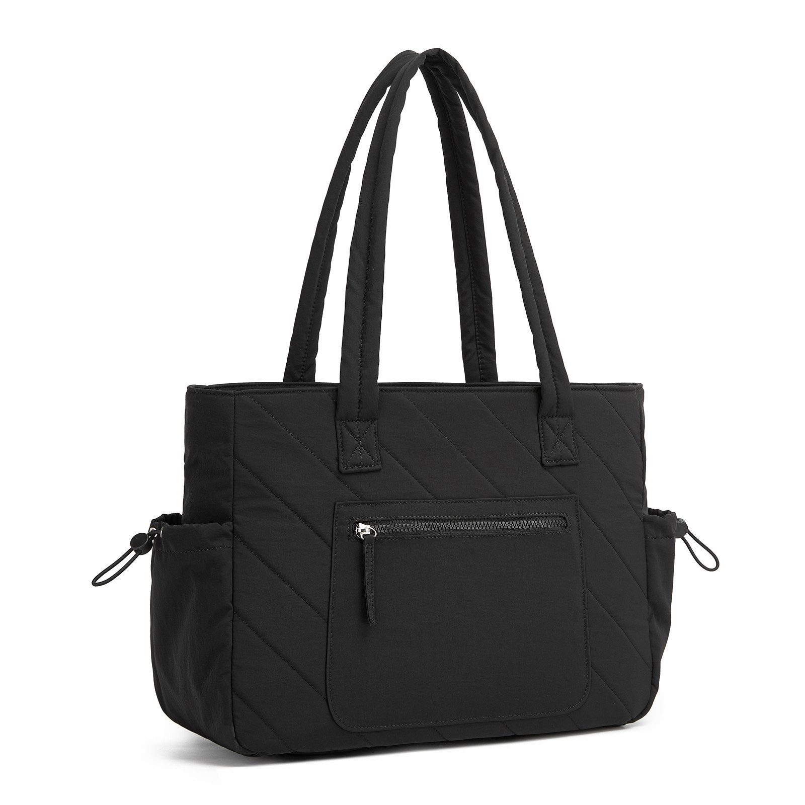 Miss Lulu Shopper Tasche Damen Groß Gesteppte Puffer Tote Bag 15,6 Zoll Laptoptasche