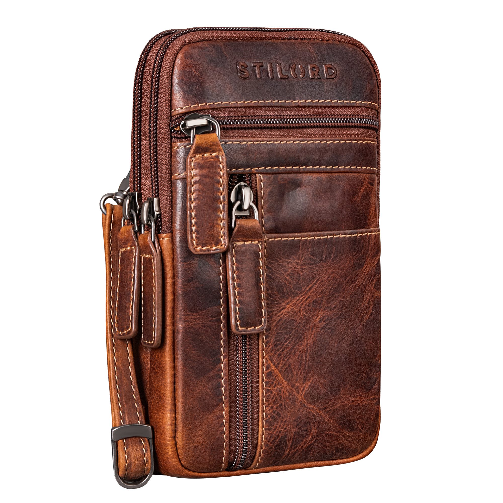 STILORD Handtasche "Asher" Leder Brustbeutel Herren günstig online kaufen