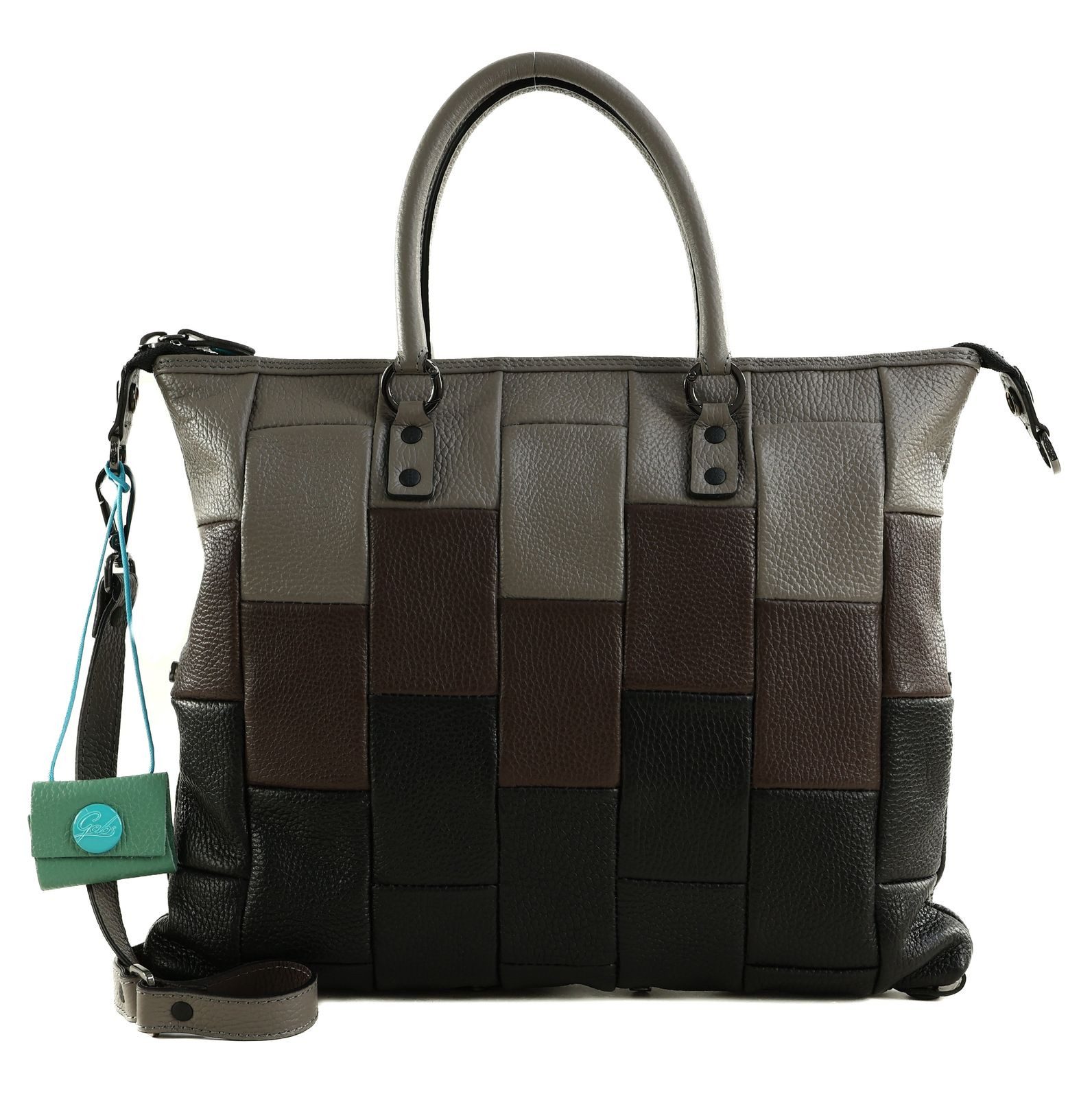 Gabs Schultertasche TG Tricolor Degrade, aus echtem Kalbsleder