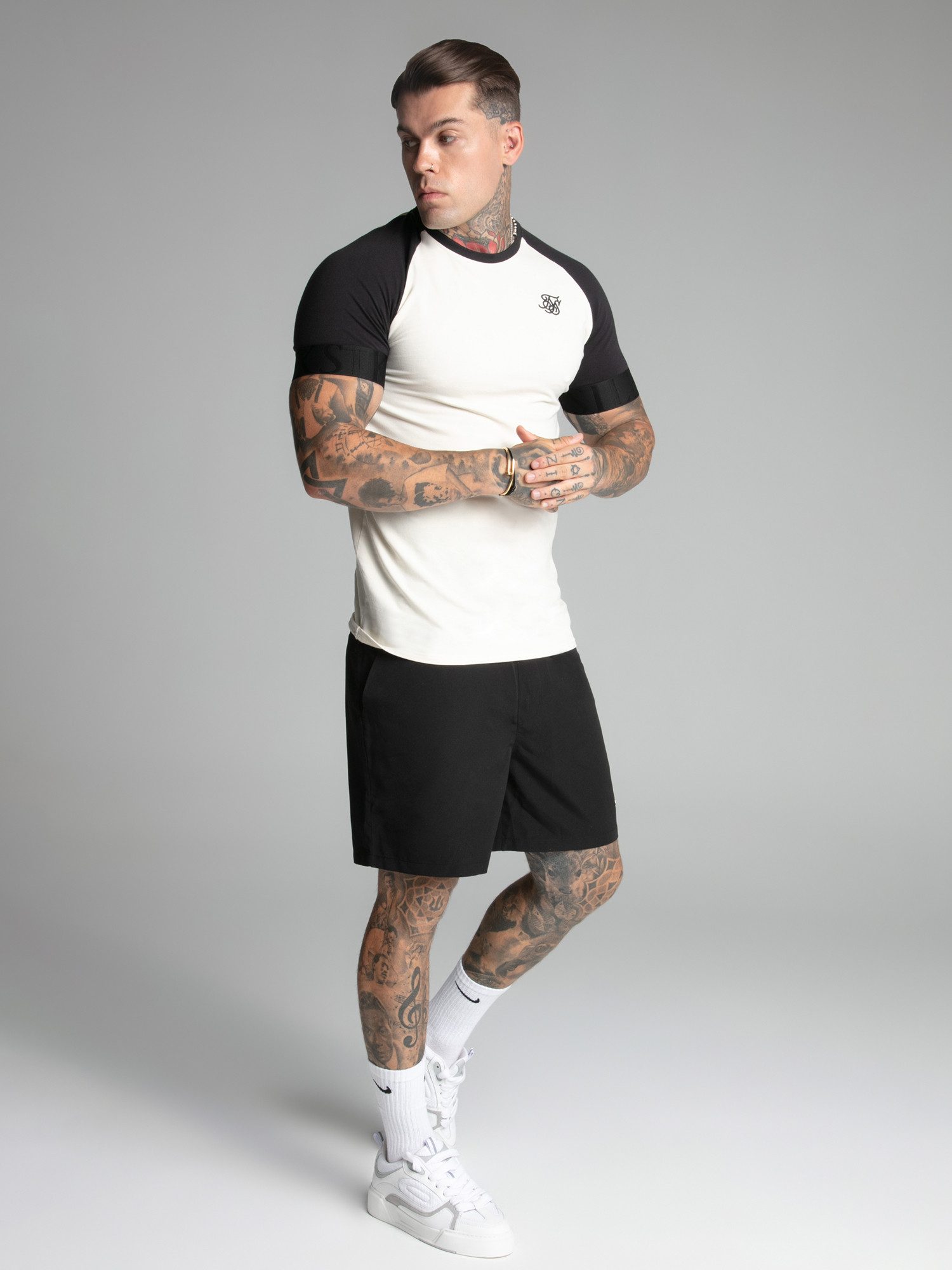 Siksilk Badeshorts SikSilk Herren Schwarze Badeshorts günstig online kaufen
