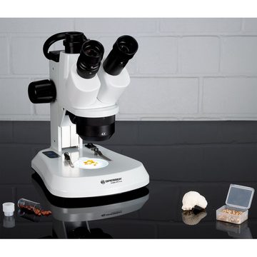 BRESSER Analyth STR Trino 10x - 40x trinokulares Stereo mit Auf- und Durchli… Auf- und Durchlichtmikroskop