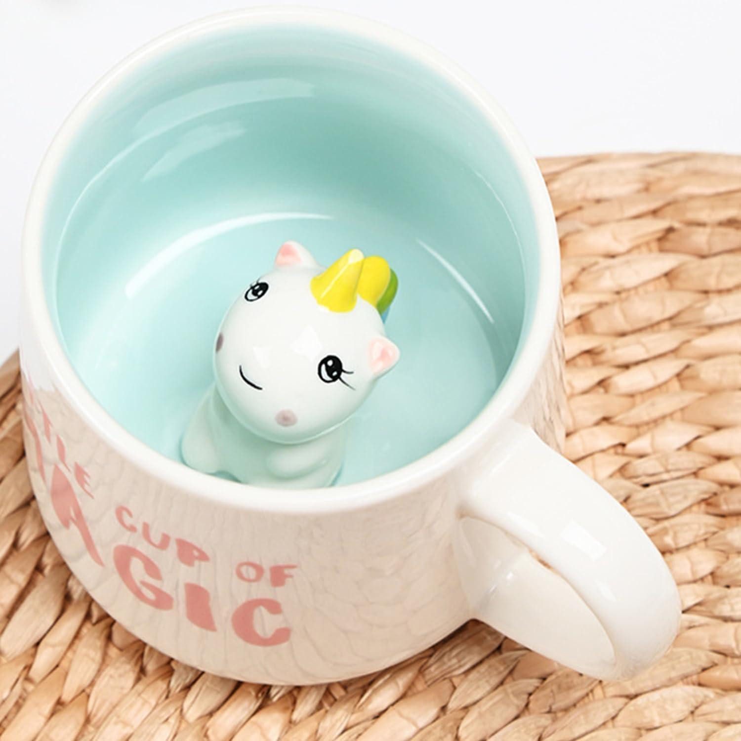 LuxusKollektion Tasse Tasse Einhorn 3D Geschenke Frauen 3d Tasse mit Einhorn Figur Innen