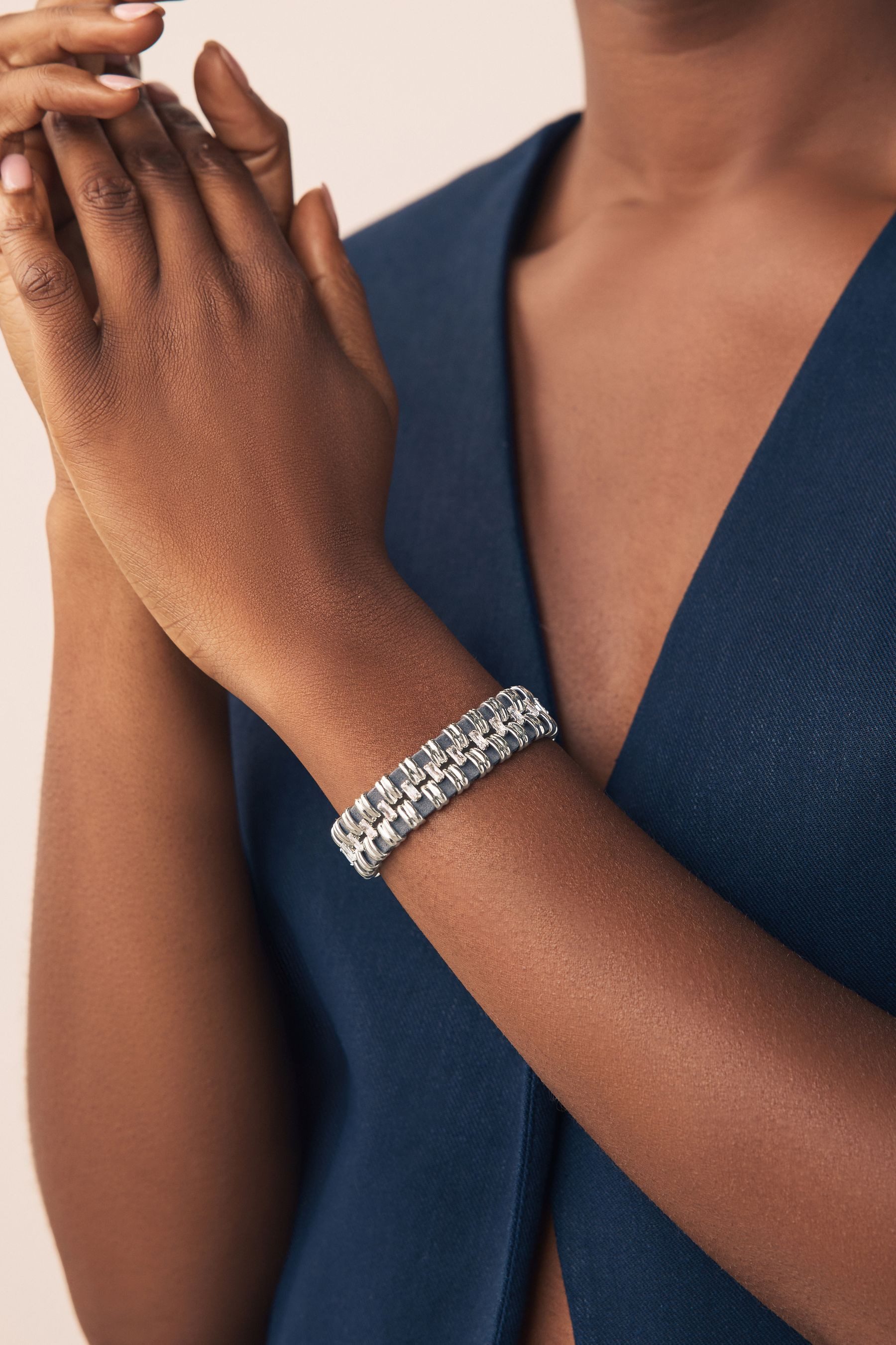 Next Armband Armband mit Glitzerdetail (1-tlg)