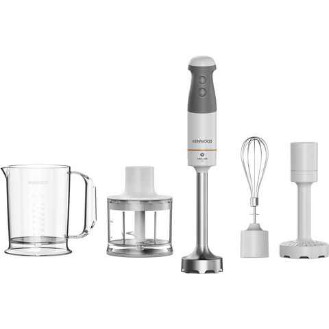 KENWOOD Stabmixer HBM40.306WH, 850 W, Triblade XL, 850 Watt, inkl. 4-teiliges Zubehör Set