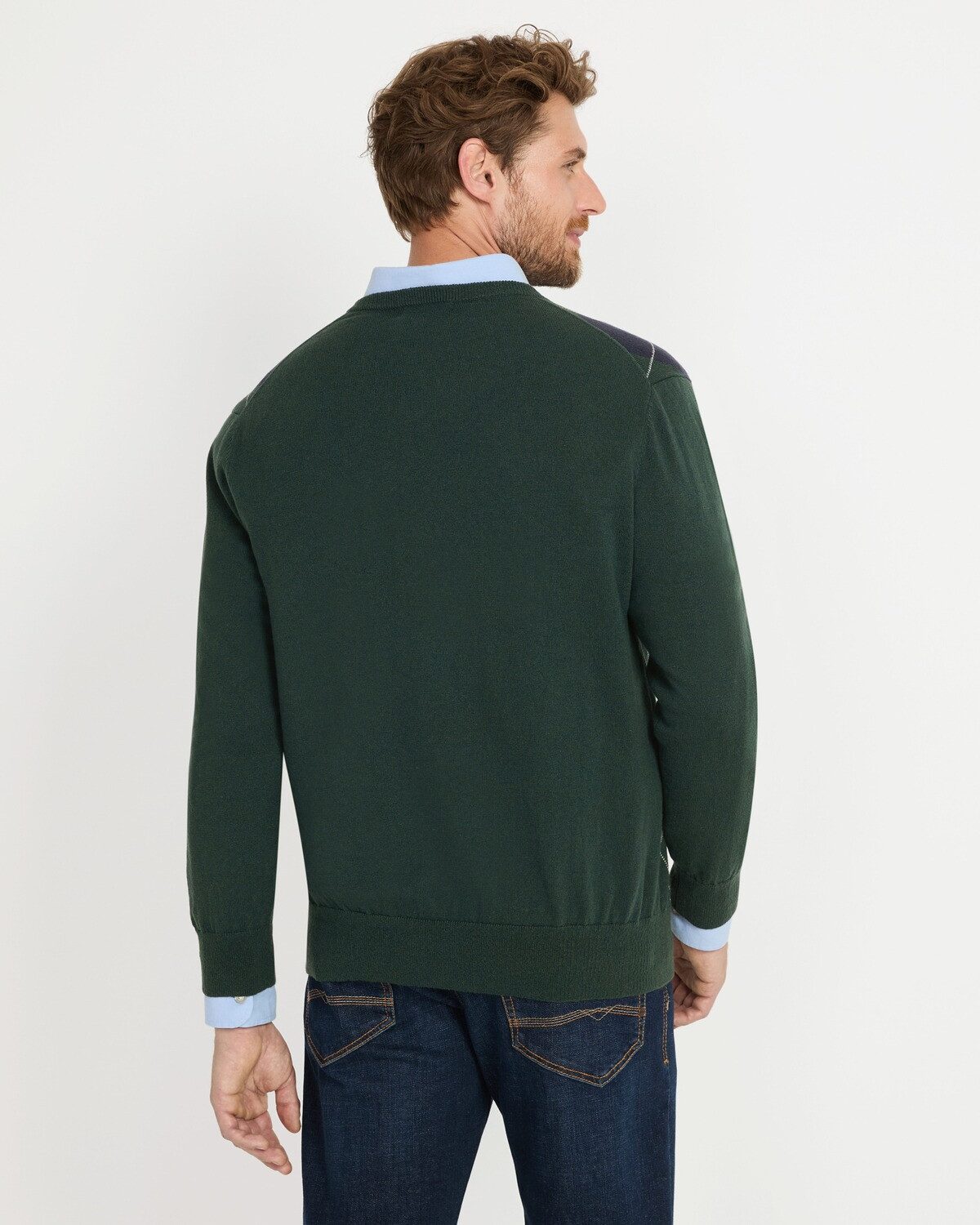 Highmoor Strickpullover Argyle-Pullover