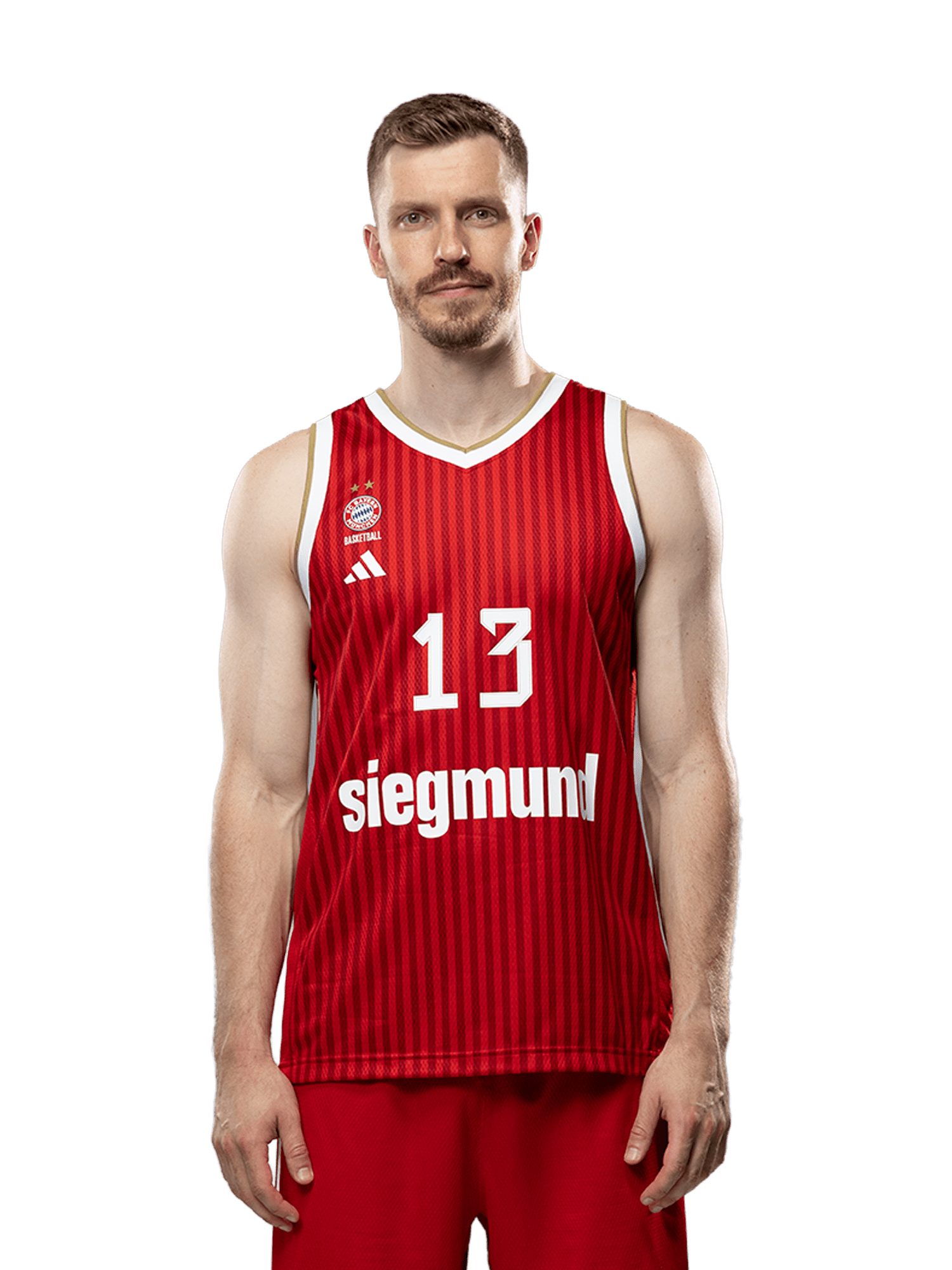 adidas Performance Fußballtrikot FC Bayern München, Basketball AU Trikot Home 26-27, Herren, Rot