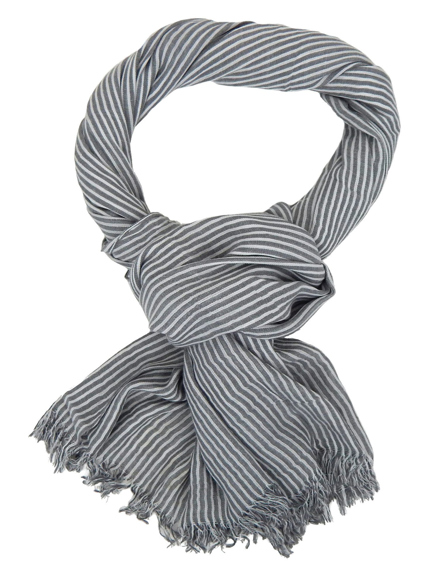 Ella Jonte Modeschal, leichter Herrenschal mit maritimen Streifen Baumwolle günstig online kaufen