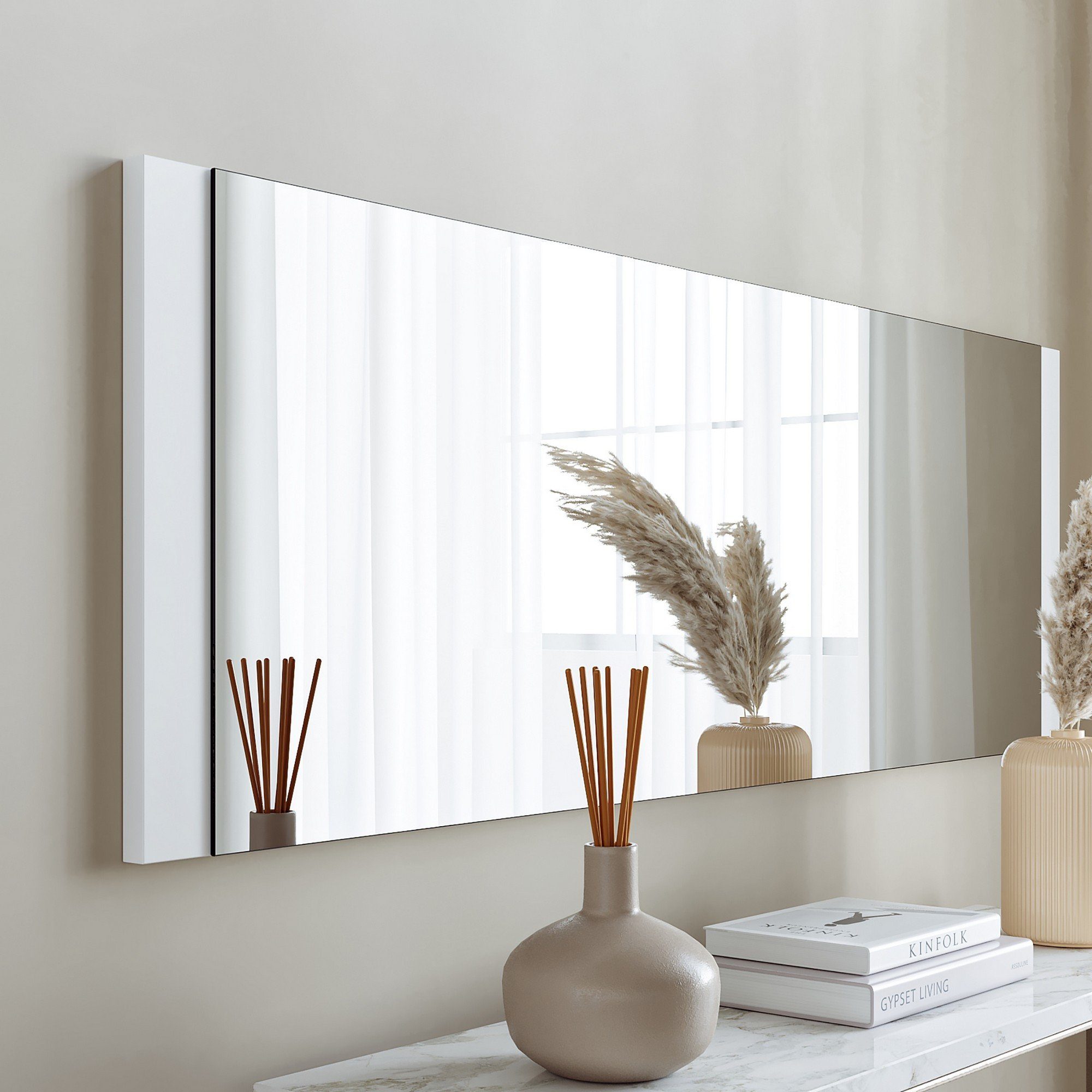 Basic Dekoratif 100% Aynası Wandspiegel Decor 40x120 Skye 40x120x2,2 cm, Boy MDF cmNOS,