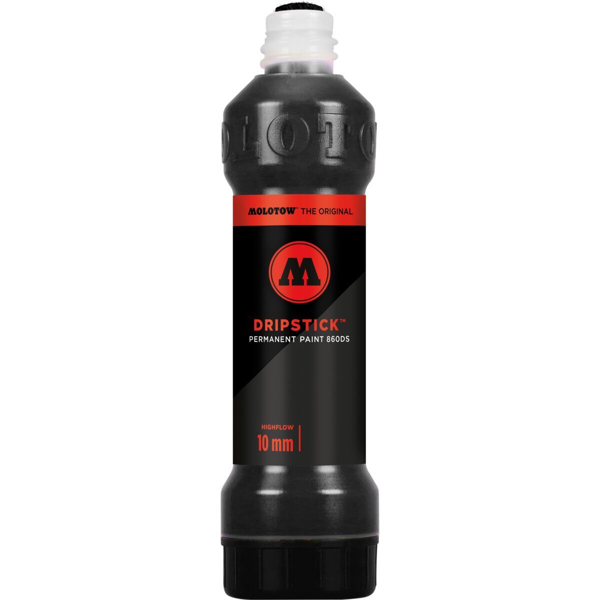 MOLOTOW Permanentmarker Dripstick Permanent Paint 860DS 70ml, signalschwarz, Squeeze Bottle