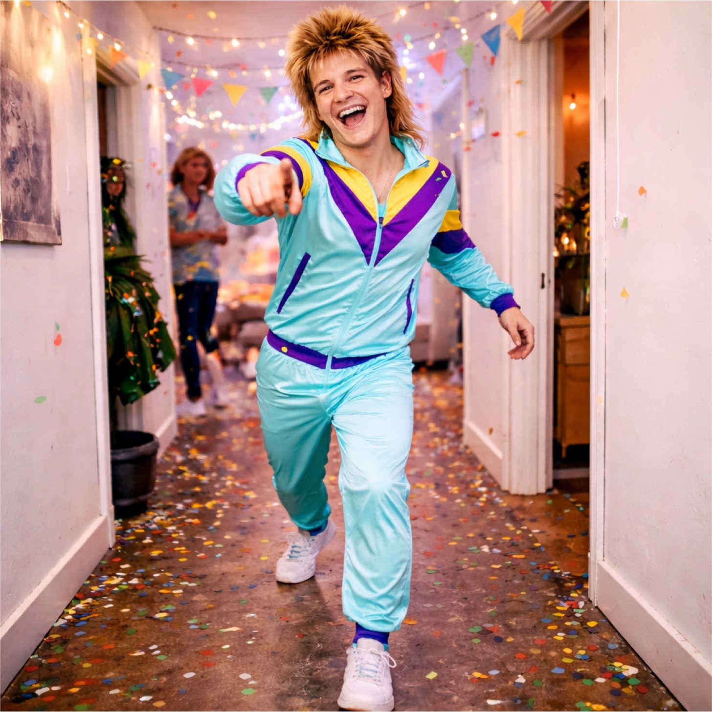 TK Gruppe Kostüm Overall Retro – 80er-Jahre Kostüm im klassischen Vintage-L günstig online kaufen