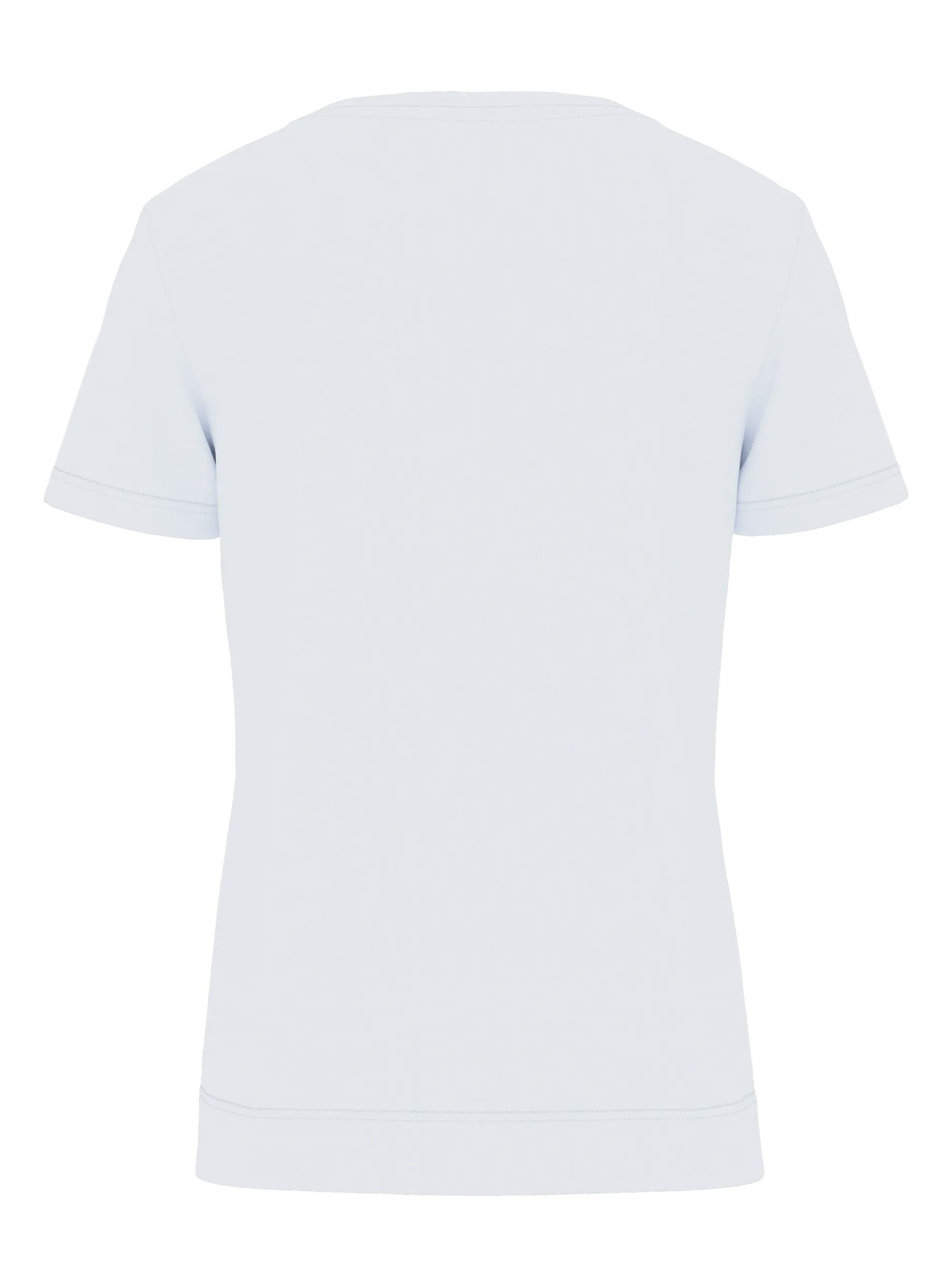 JOOP! T-Shirt Tia mit tonigem Logo-Stitching, schmale Form