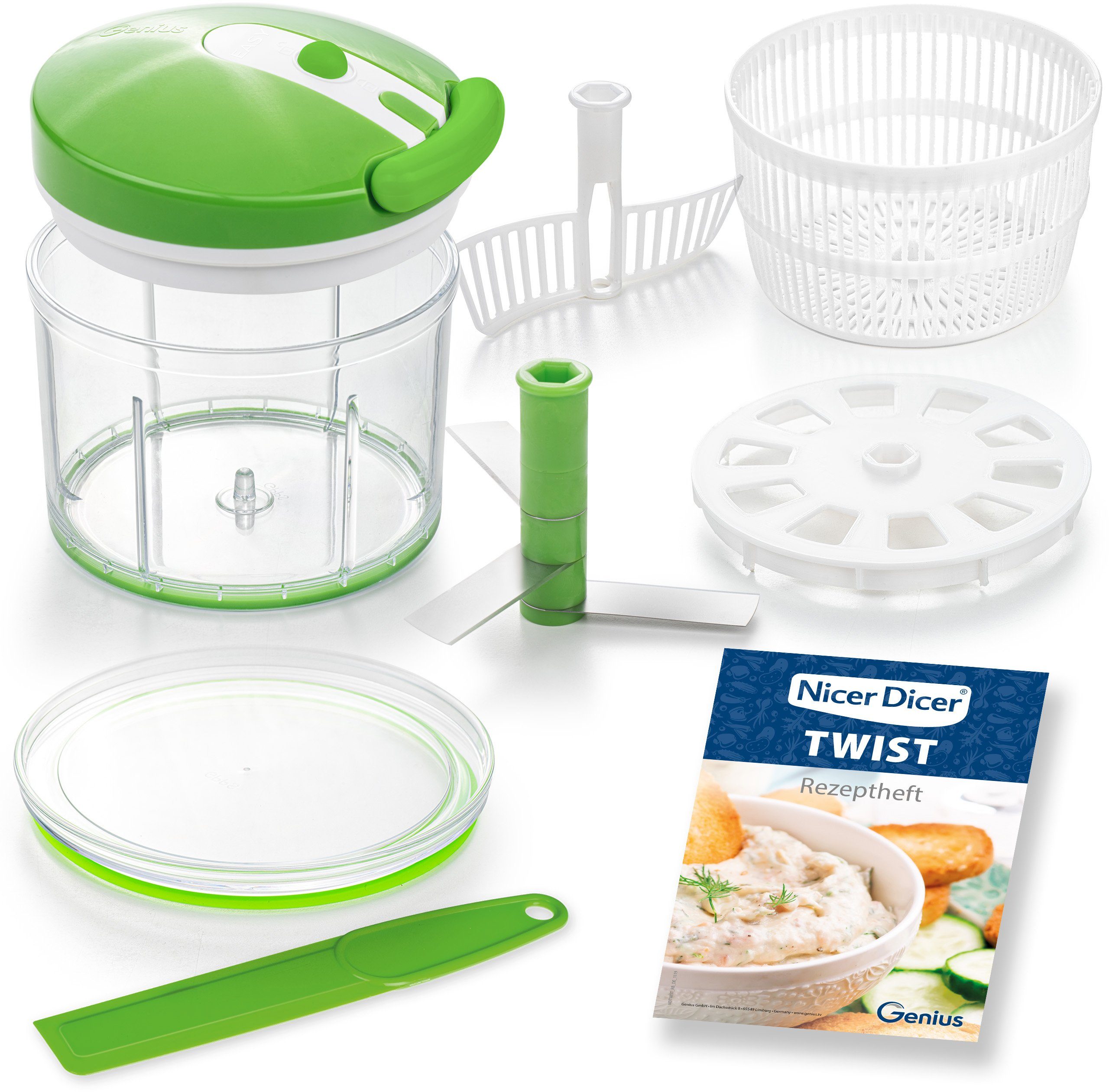 Genius Zerkleinerer Nicer Dicer Twist, - Let's twist again