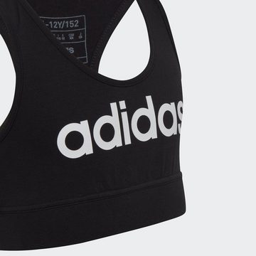 adidas Sportswear Sport-BH ESSENTIALS LINEAR LOGO COTTON BUSTIER (1-tlg)