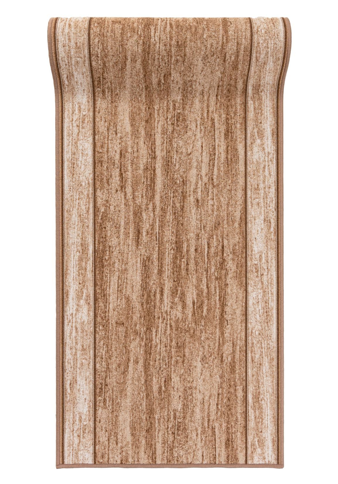 Mazovia Läufer Retro Bordüre Braun Flur, Schlafzimmer, Diele, Fußbodenheizung