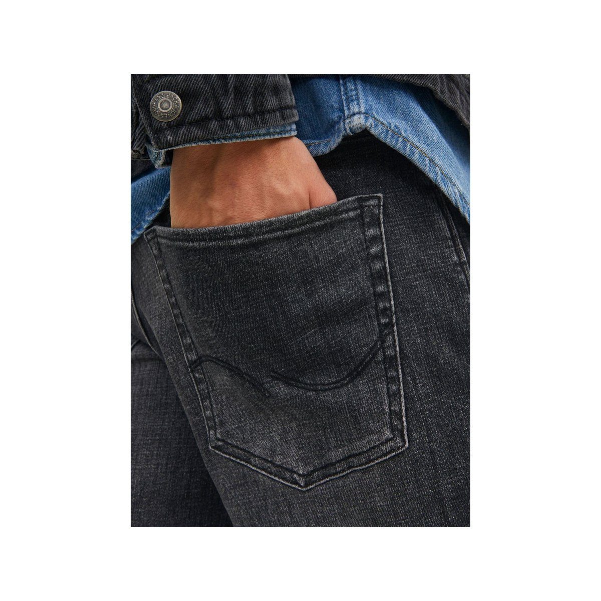 Jack Jones & schwarz 5-Pocket-Jeans (1-tlg)