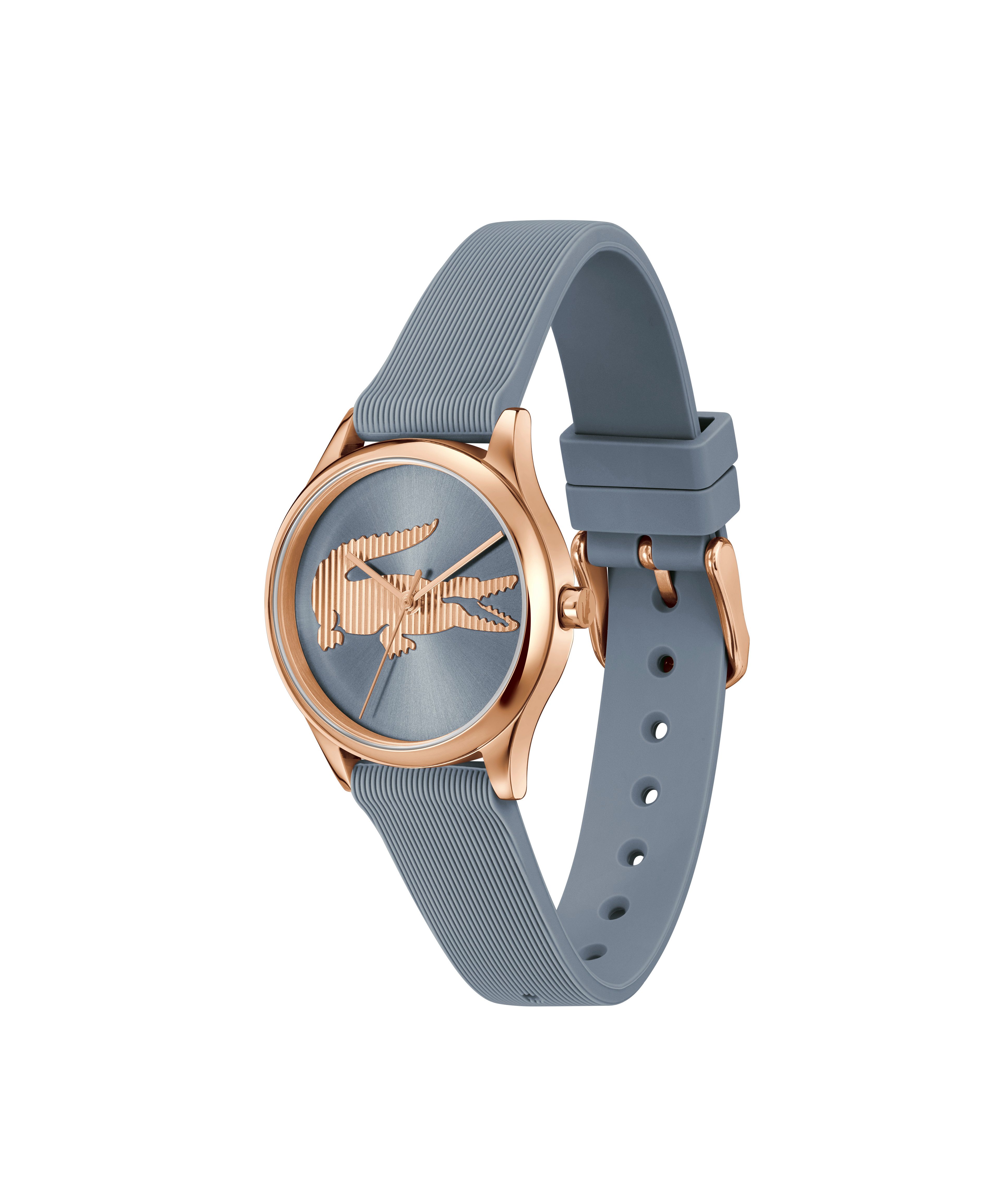 Lacoste Quarzuhr CROCODELLE 2001482, Armbanduhr, Damenuhr, Silikonarmband, analog