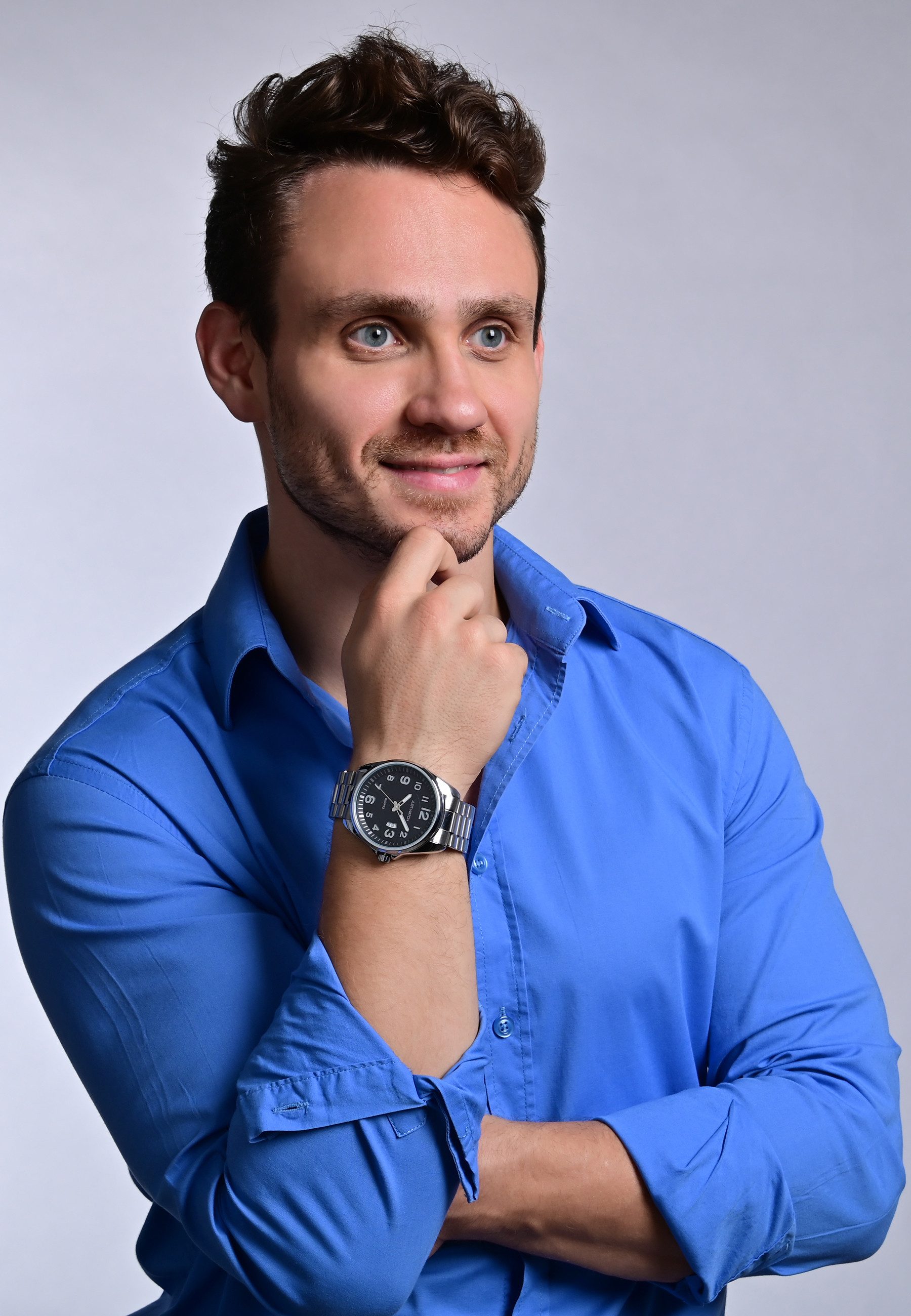 JUST WATCH Quarzuhr Netar Edelstahlarmband, silberfarben, schwarzes od. weißes