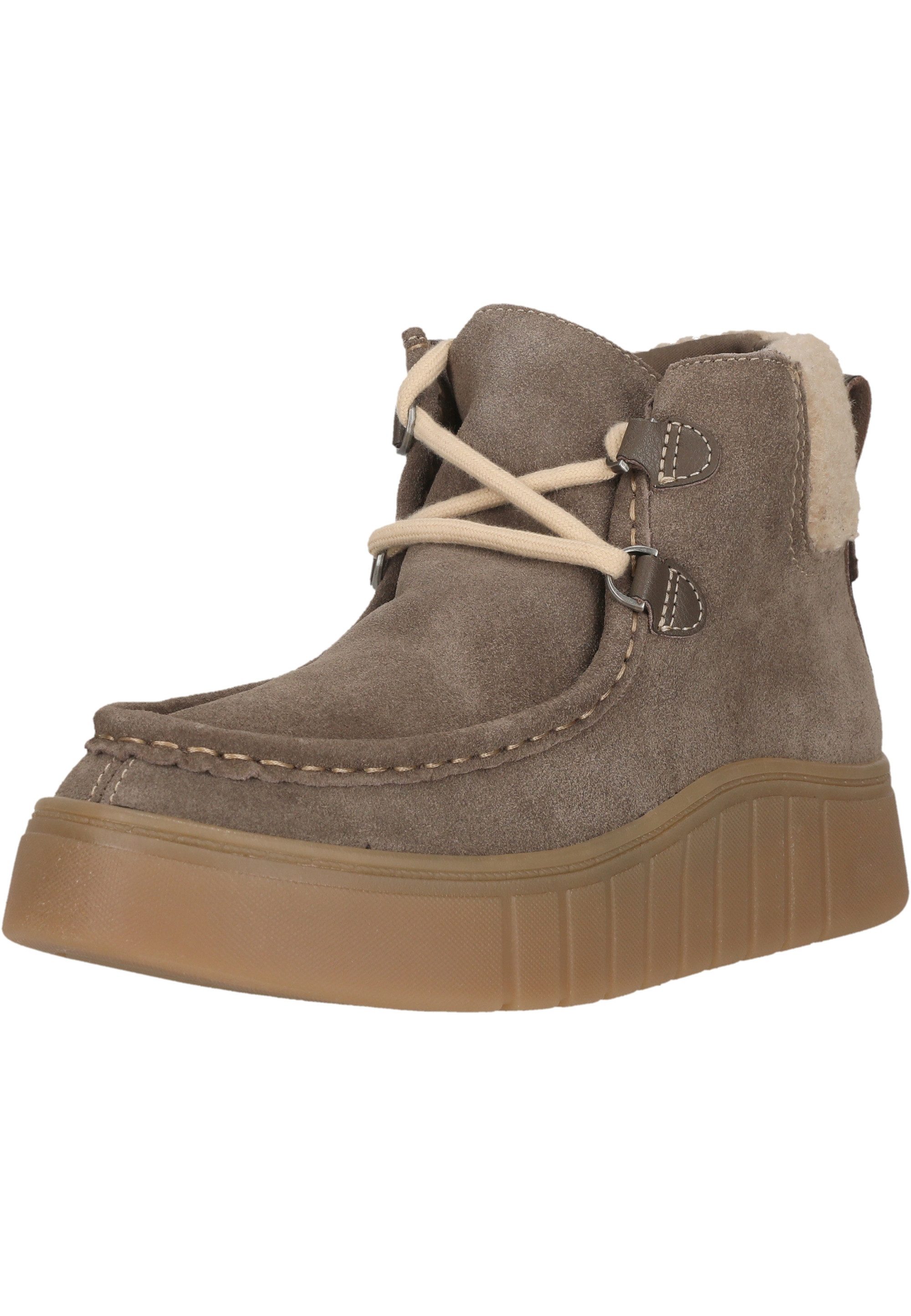 Clarks Mykah Izzy Stiefel mit Profilsohle und Flexkerben