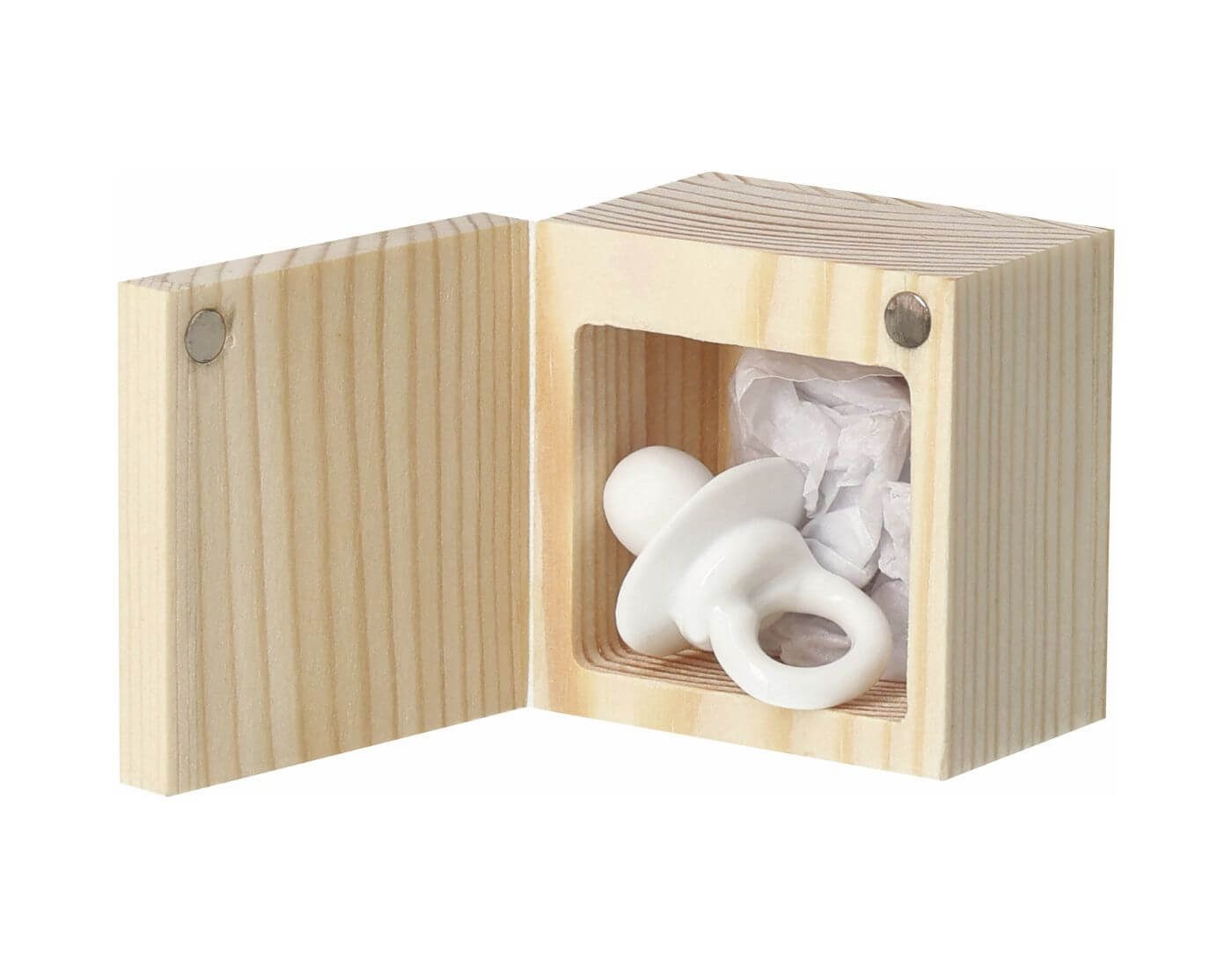 Räder Design Dekoobjekt Glückskästchen Hello Baby (Schnuller)