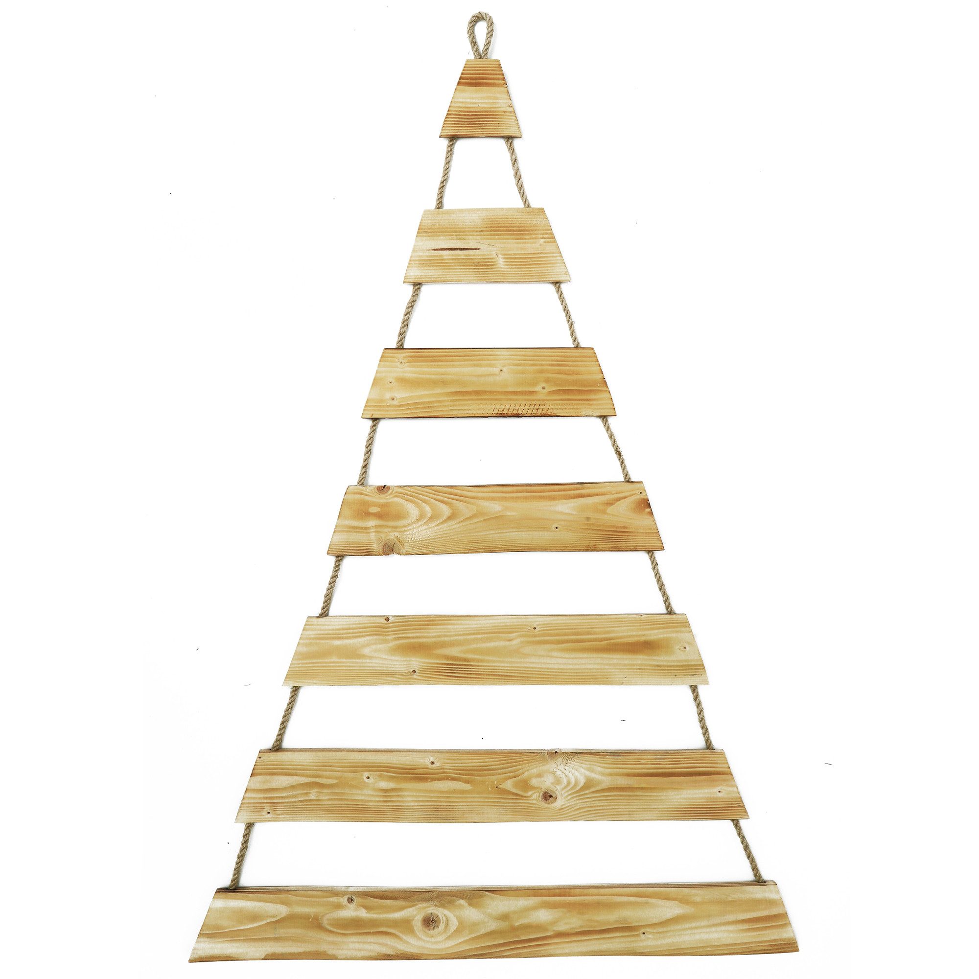 Kistenkolli Altes Land Allzweckkiste Weihnachtsbaum Adventskalender mit 24 Plätzen in geflammt Deko-Holzlei (Spar-Set, 1er Set)