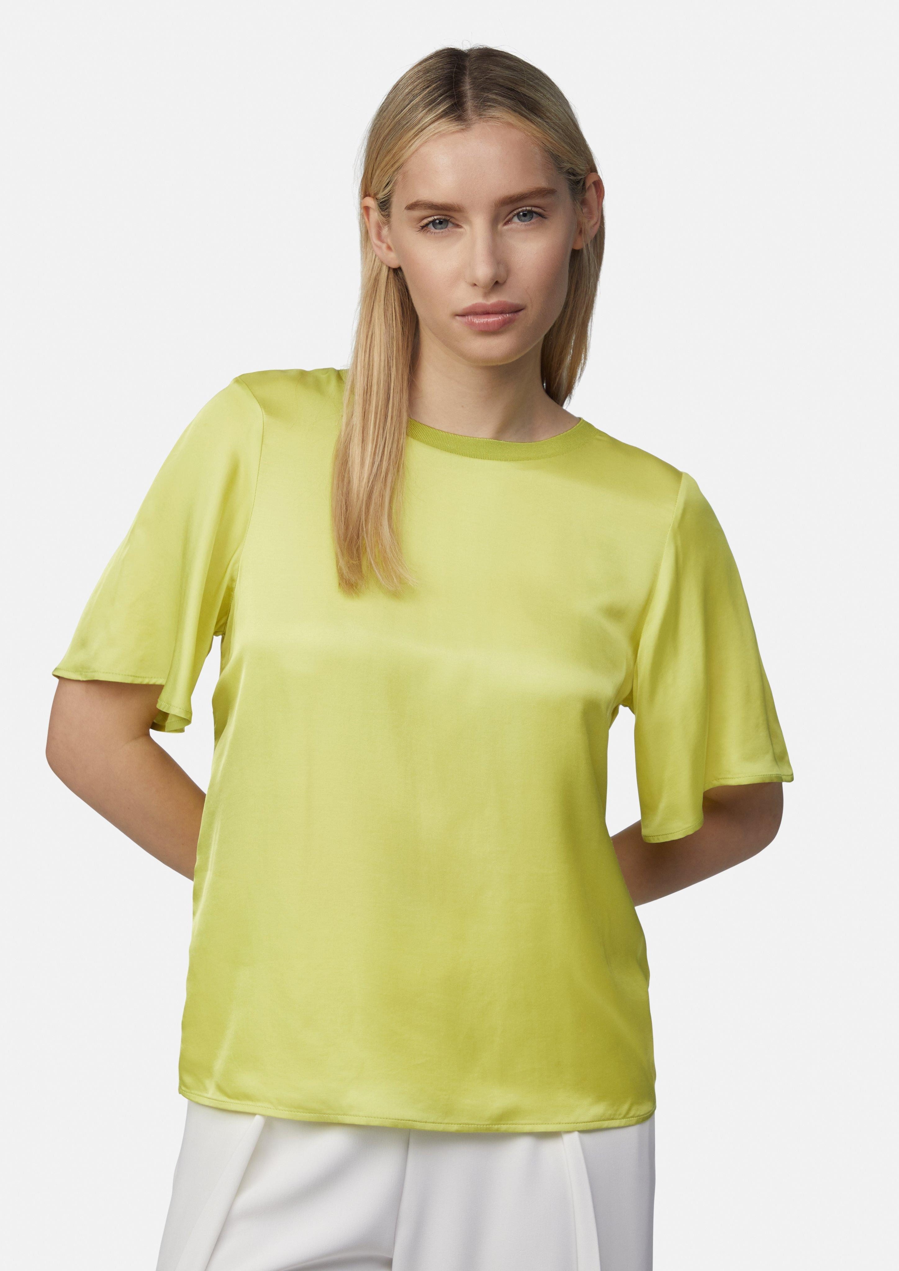 Comma Kurzarmshirt Blusenshirt im Fabricmix mit günstig online kaufen