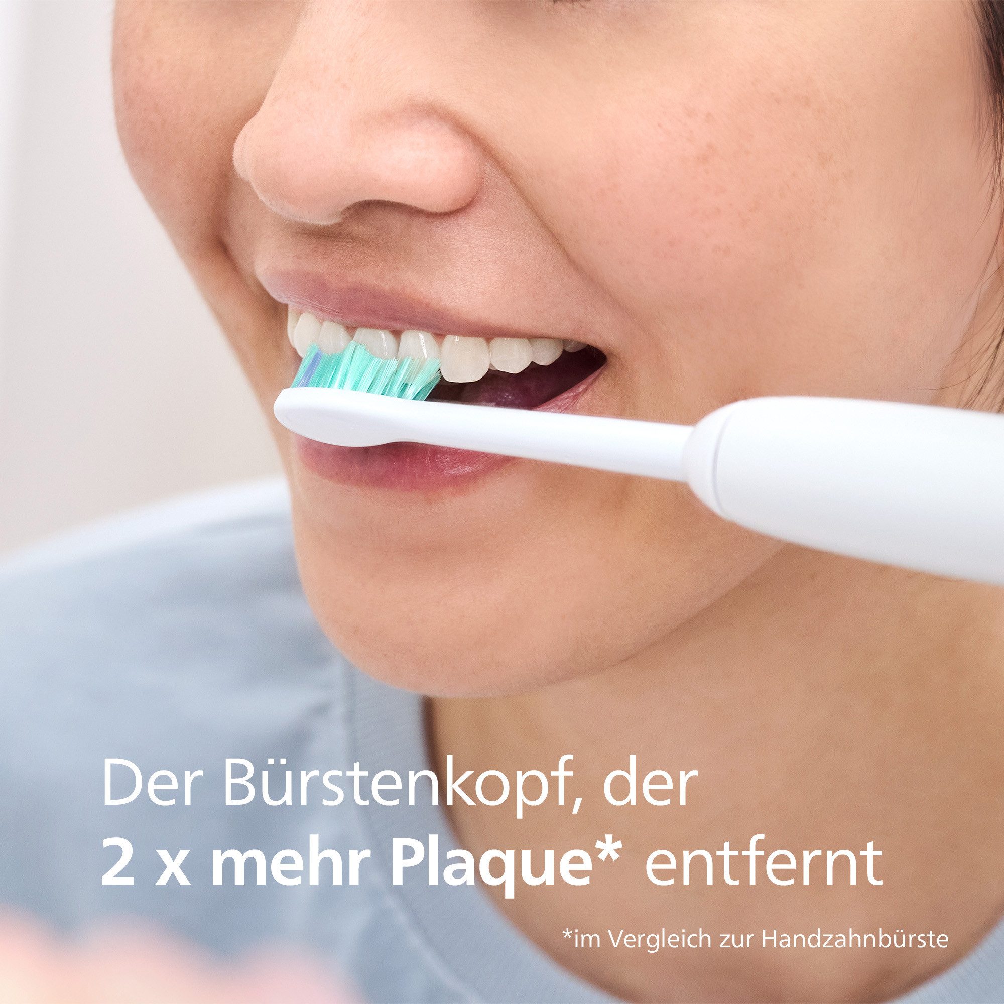 Philips Sonicare Aufsteckbürsten C1 ProResults HX6016/87, aufsteckbar, mit Schalltechnologie, Standardgröße