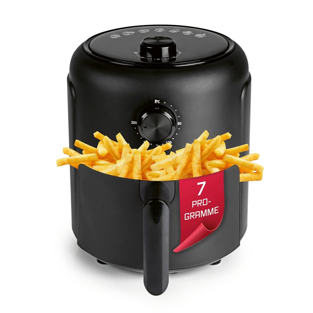 Heißluftfritteuse 2,3 l, Airfryer mit Timerfunktion (60 Minuten Timer)