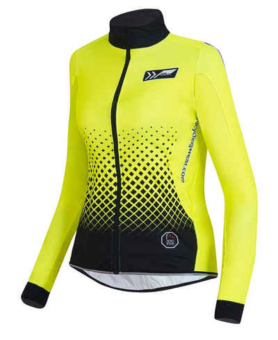 prolog cycling wear Funktionsjacke Fahrradjacke Damen Softshell „Safety Jacket Zero Wind & Water“