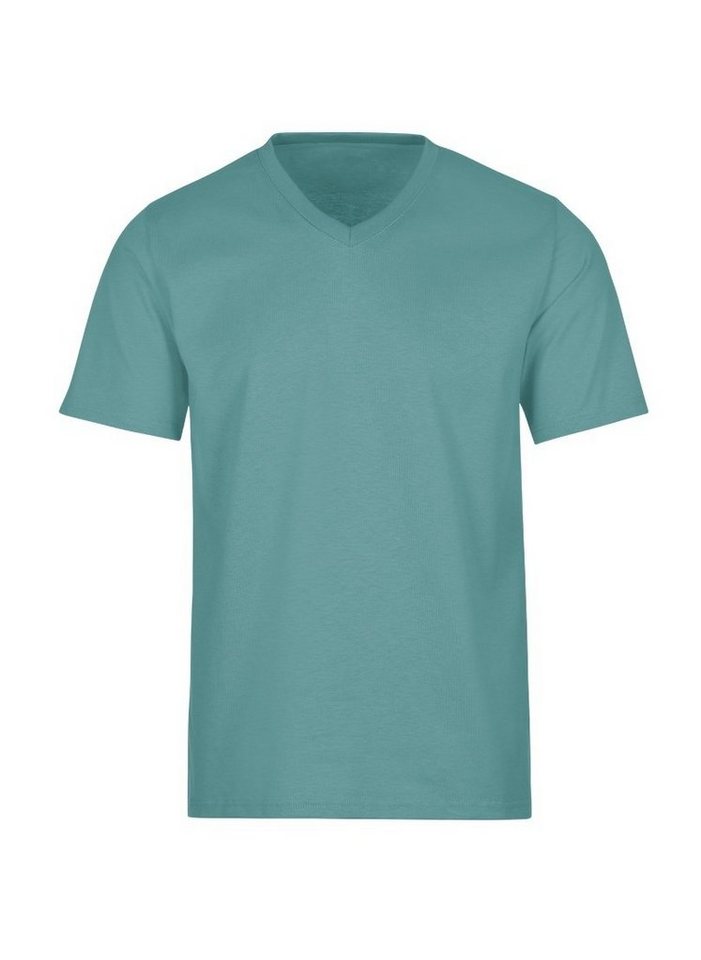 Trigema T-Shirt TRIGEMA V-Shirt DELUXE Baumwolle, Klassischer Schnitt Unisex