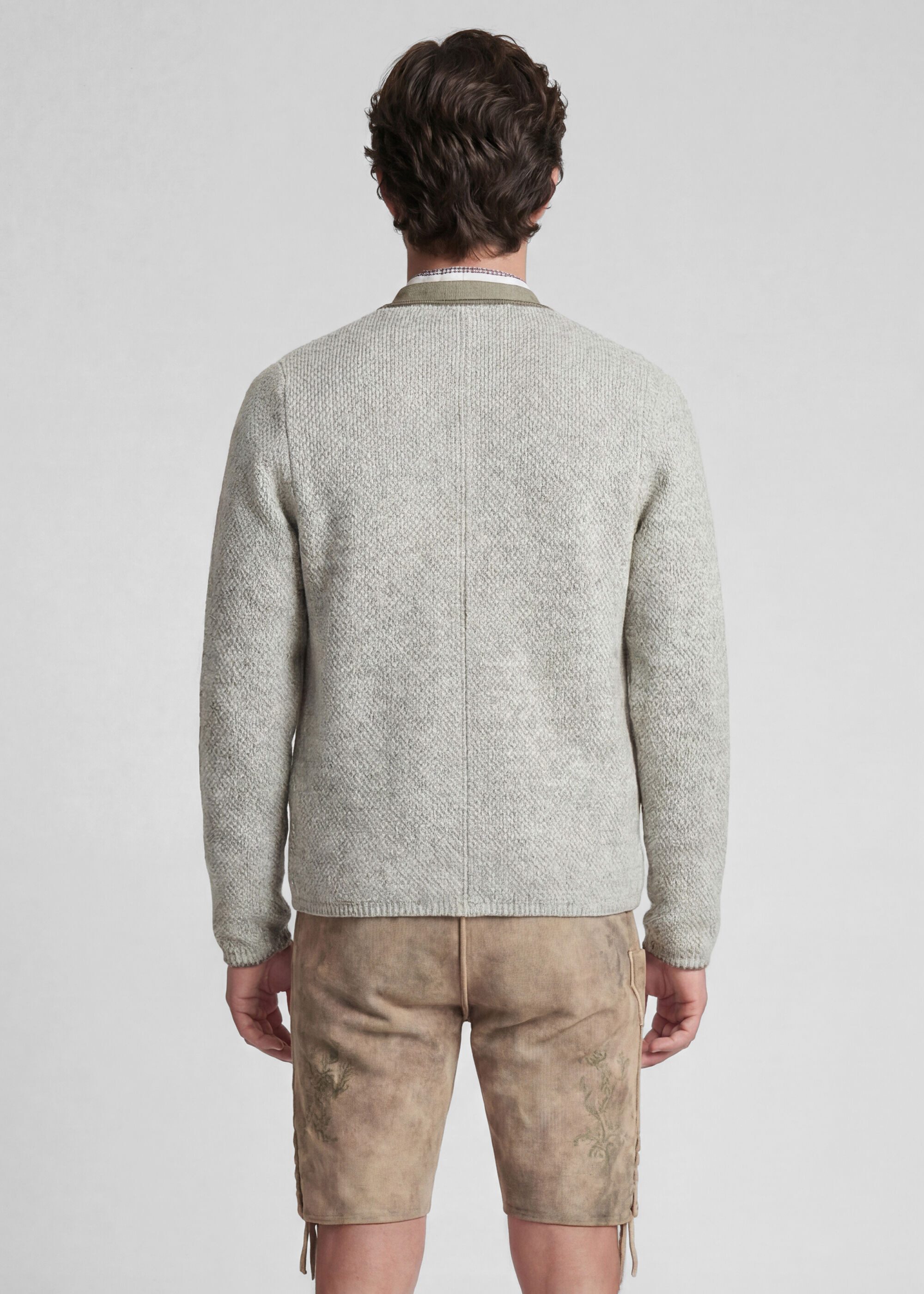 Spieth & Wensky Trachtenstrickjacke Klemens (1-tlg) mit Stehkragen