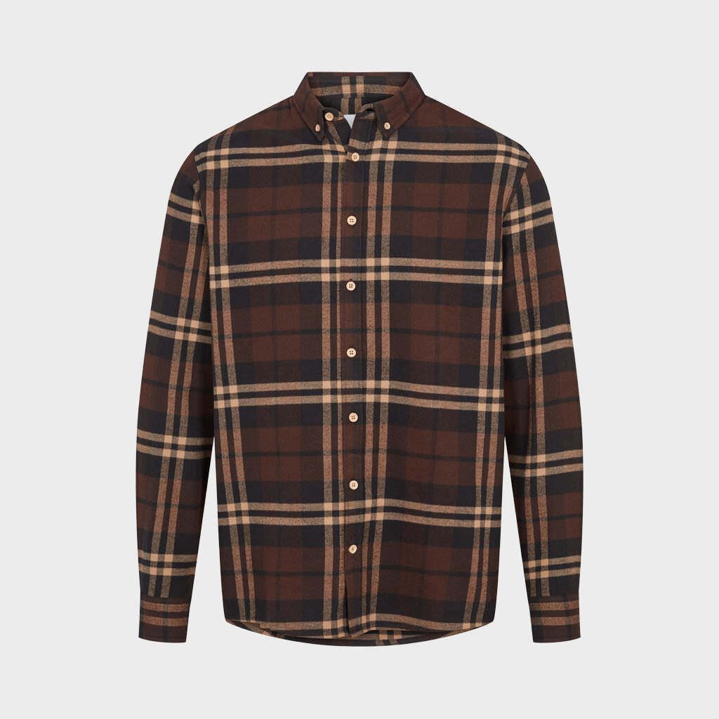 Kronstadt Langarmhemd Herren KSJohan Flanell Herrenhemd Langarm günstig online kaufen