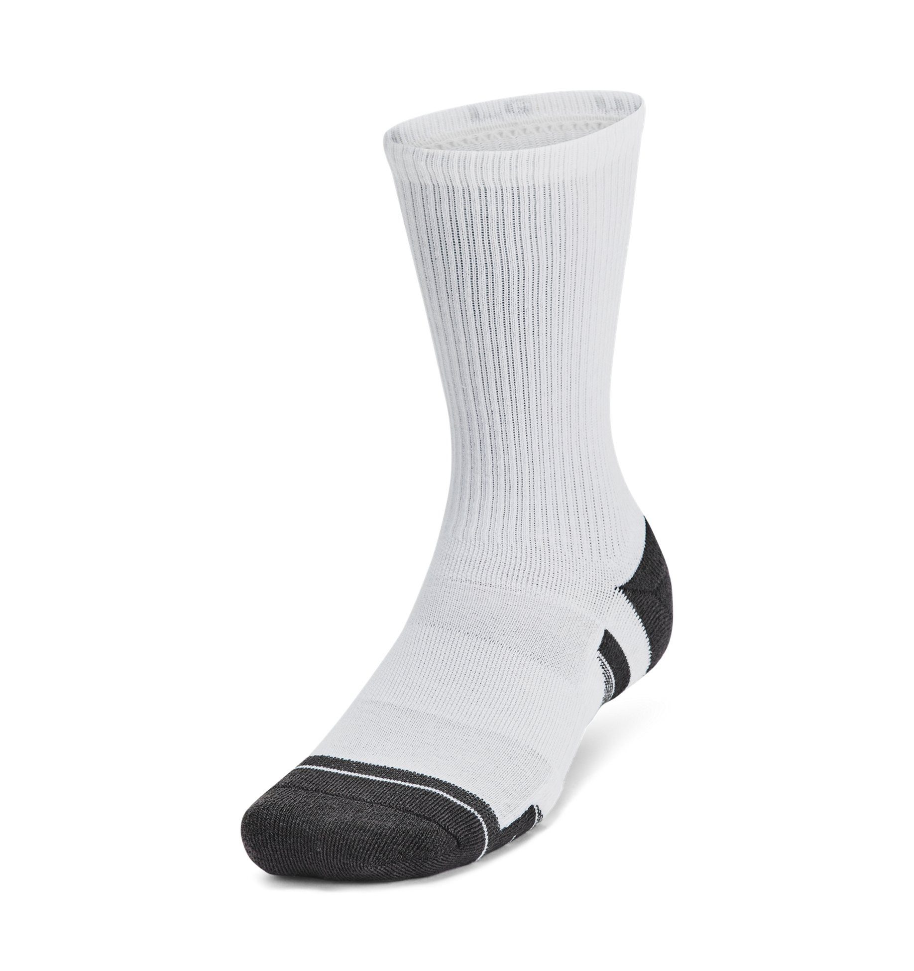 Under Armour® Sportsocken UNISEX UA PERF TECH 6PK CREW (6-Paar) mit mittlerer Dämpfung am gesamten Fuß, schnell trocknend