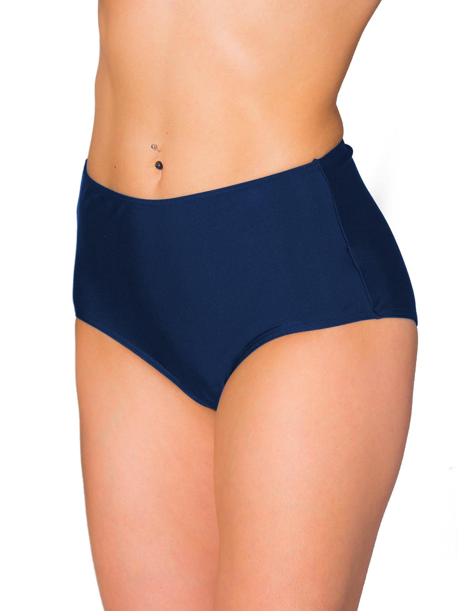 Bikini-Hose Aquarti Damen Bikinihose Bikini-Slip mit Hohem Bund